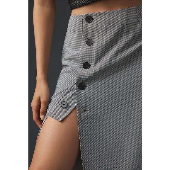 Anthropologie X Mare Mare Asymmetrical Button-down Skirt -New XS - Picture 3 of 6